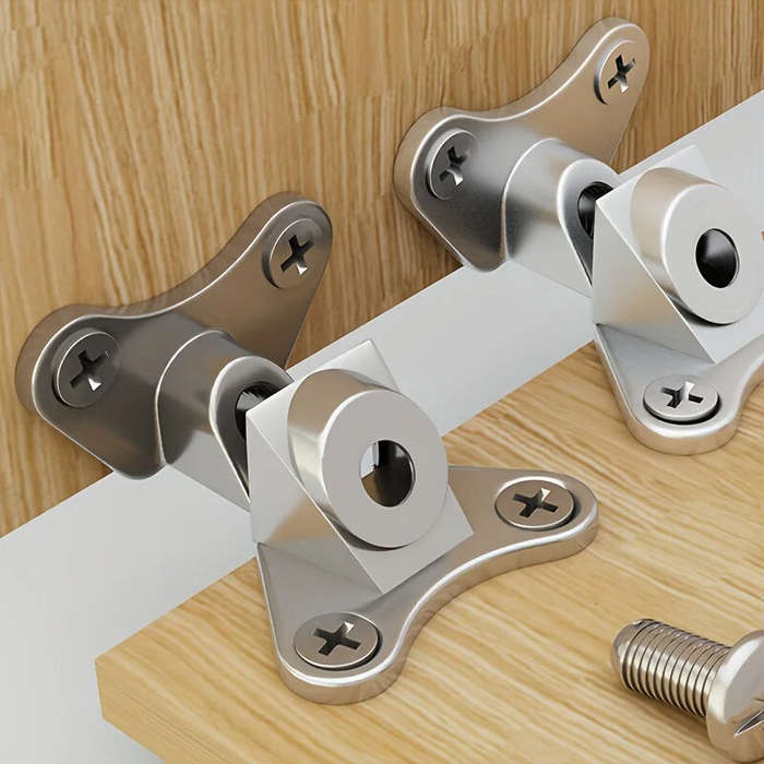 #A - Zinc Alloy Corner Bracket L Shaped Support Connector 10 Pack Rust Resistant Heavy Duty Screws I