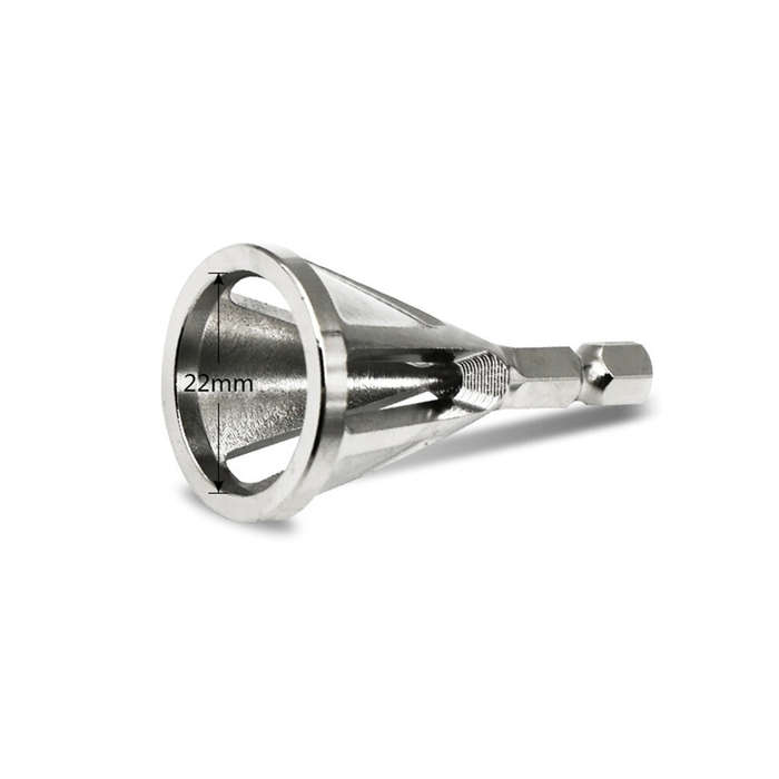 frosted silver - 1PCS Remove Burr Tool Deburring External Chamfer Metal Hexagon Handle Deburr Drills