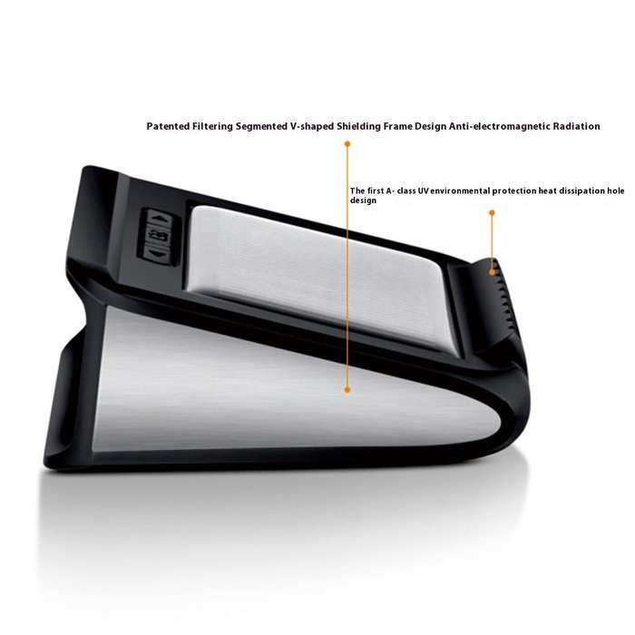 Black - Wireless Solar-Powered External Tire Pressure Monitoring System Pressure Sensor Tire Pressur