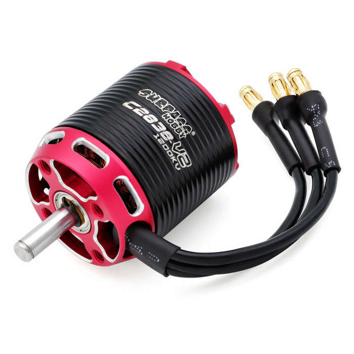 1000KV - SURPASS-HOBBY C28 Series V2 C2838 600KV/ 800KV/ 1000KV/ 1200KV Outrunner Brushless Motor fo
