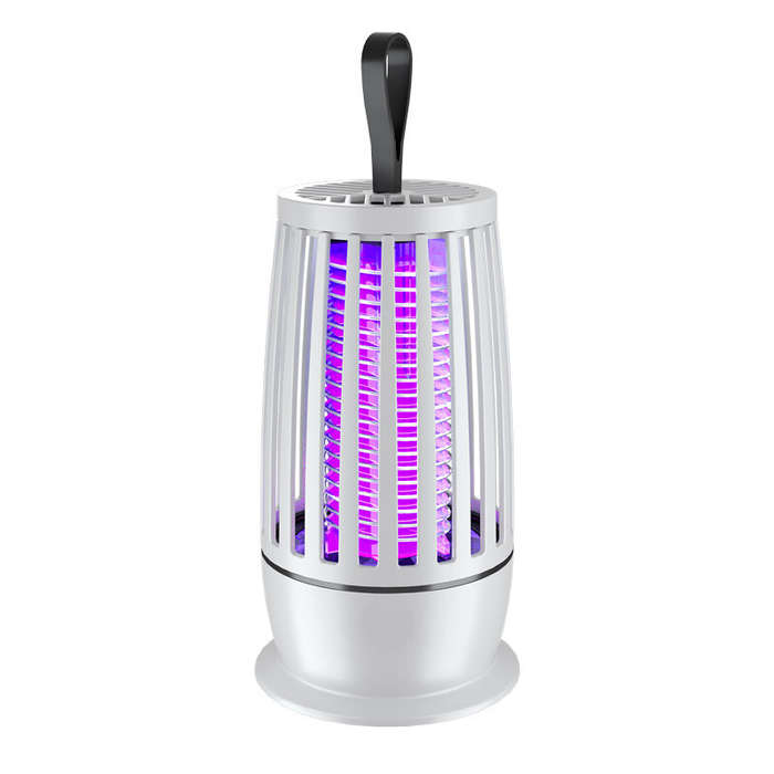 Black - Portable LED Mosquito Killing Lamp Outdoor Indoor Camping Insect Killer Bug Zapper Qiuet Des