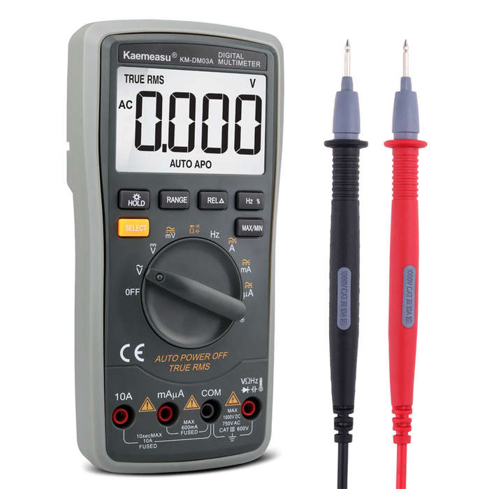 Kaemeasu KM-DM03A Professional High Precision Digital Multimeter DC & AC Voltage Current Measurement