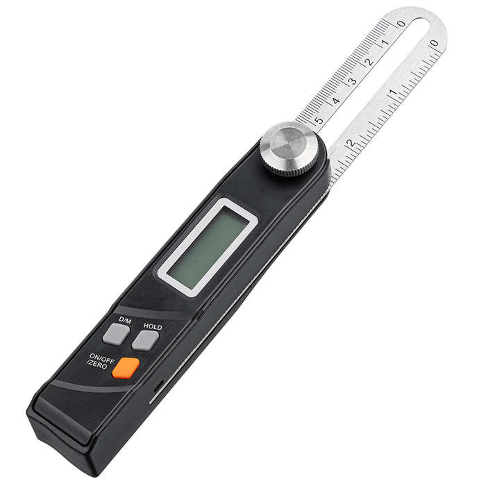 Stainless Steel 360 Degree Gauge Digital Protractor T Bevel Electronic Level Battery Operated LCD Di