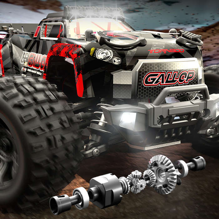 Green One Battery - SCY LH18108 1/18 4WD 2.4G High-speed RC Car Vehicle Model Truck Full Proportion