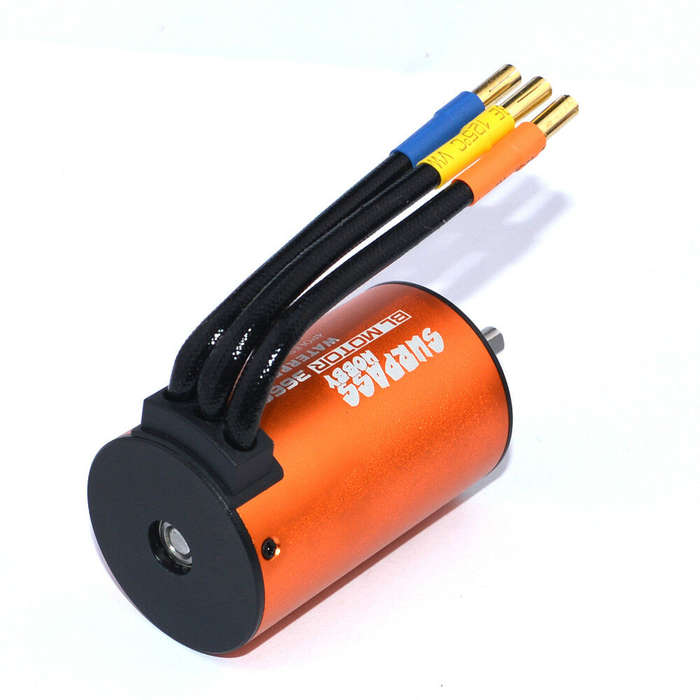 3300KV - Surpass Hobby 3660 Brushless Waterproof Motor 3300/3800kv for 1/10 RC Car Vehicles Parts