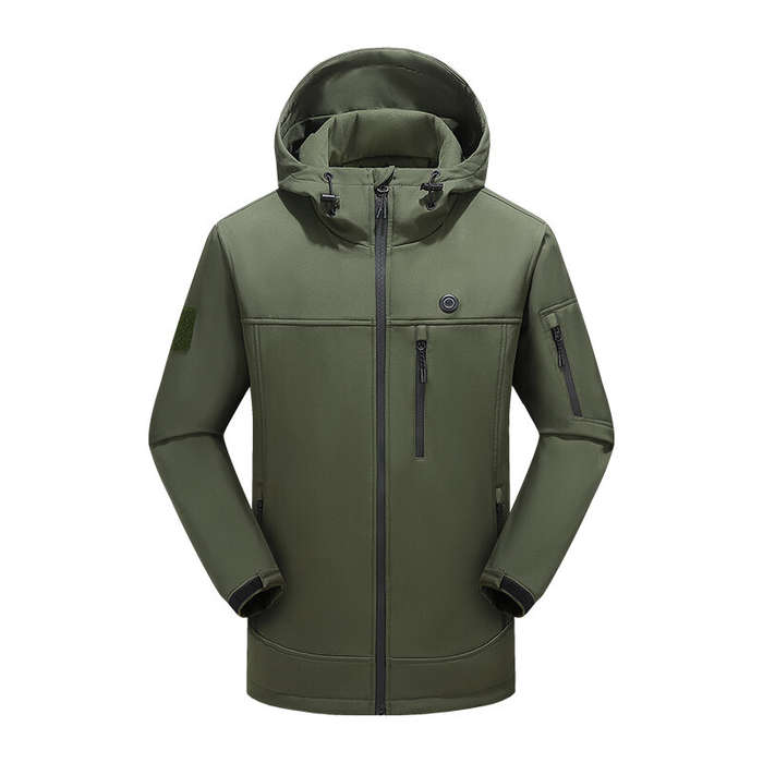 M - Motorcycle Smart Heated Jacket USB Heating Jackets Winter Warm Heated Parkas 10 Zones Electric H