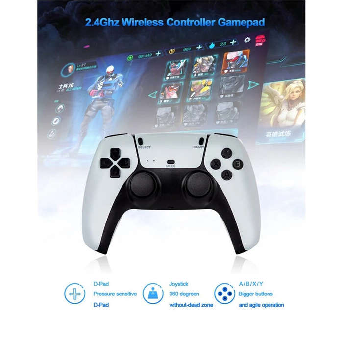 Ampown U9 Video Game Console Amlogic S905X3 Quad-Core 1GB RAM 64GB ROM 10000+ Games PSP PS1 N64 FC M