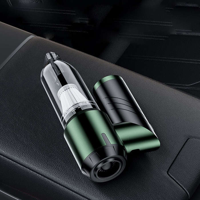 Green - Suitu 16000Pa Powerful Foldable Cordless Brushless Vacuum Cleaner For Home Car 100W Recharge