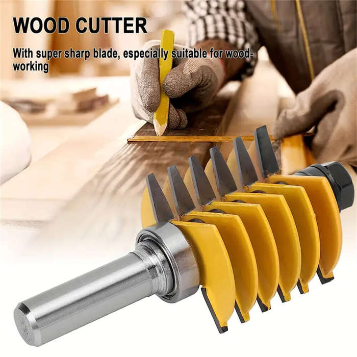 1/2 Inch - LAVIE Carbide Finger Joint Router Bit 1/2 Inch / 8MM / 12MM Shank Durable Rust Resistant