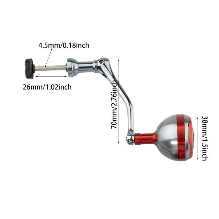 S - ZANLURE Spinning Fishing Reels 500-12000 Replacement Handle Aluminum Alloy Fishing Reels Crank R