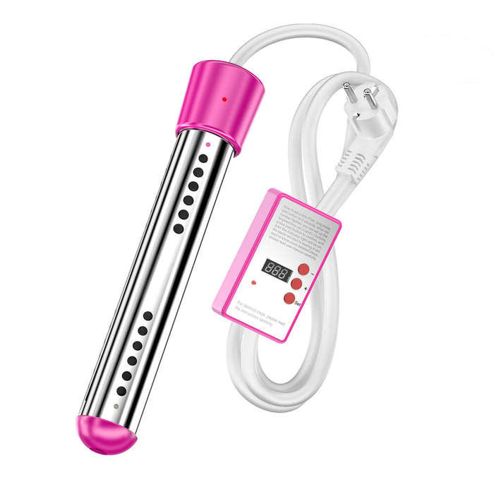 Black - Tevorex 3000W Electric Intelligent Timing Heater Boiler Water Heating Element Immersion Susp