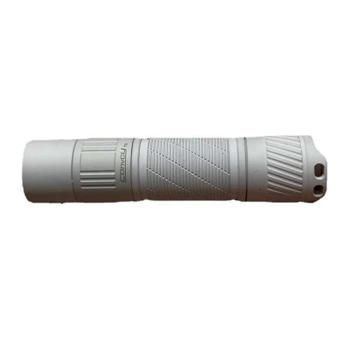 3000K - MAO Convoy S2+ 519A LED High CRI 18650 Flashlight Orange Peel Flooding Light 12 Groups Modes