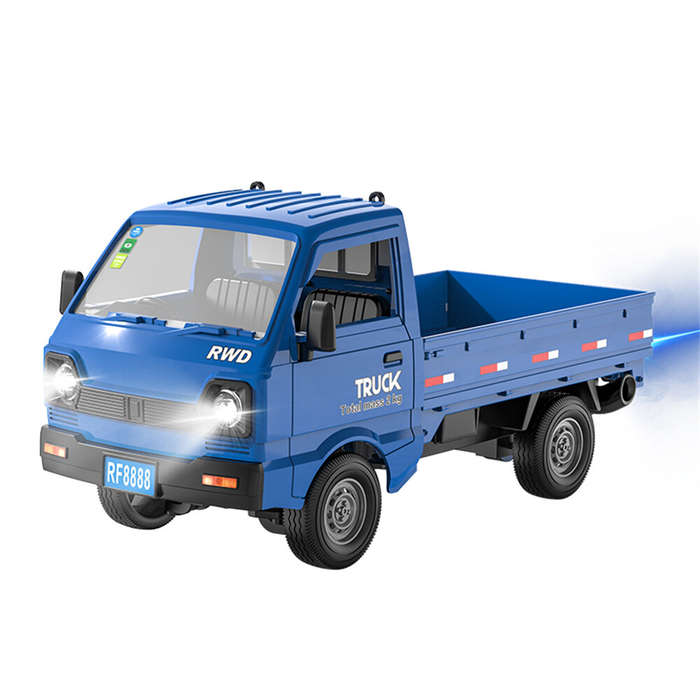 White - KFPLAN KF21-A/B 1/16 2.4G 2WD Van RC Car RTR for Children Toys With Spray LED Light Vehicle