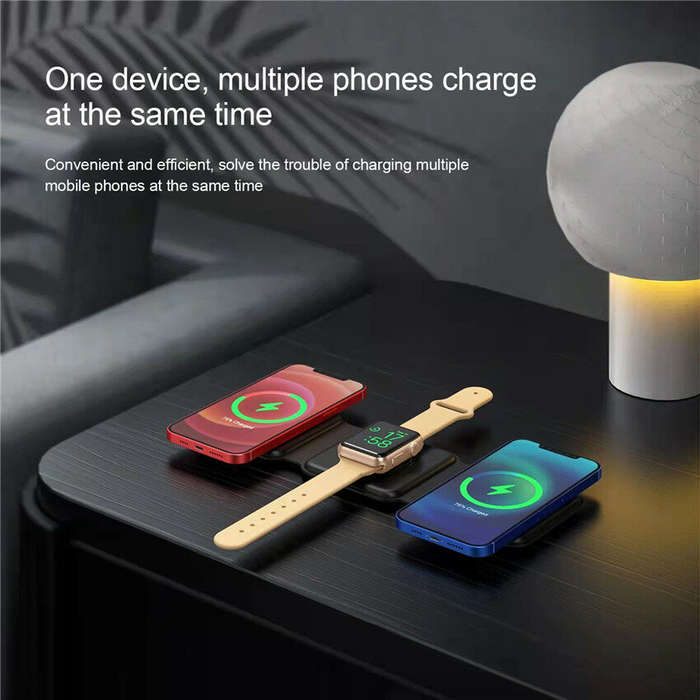 White - 15W 10W 7.5W 5W Wireless Charger Fast Wireless Charging Pad for Qi-enabled Smart Phones for