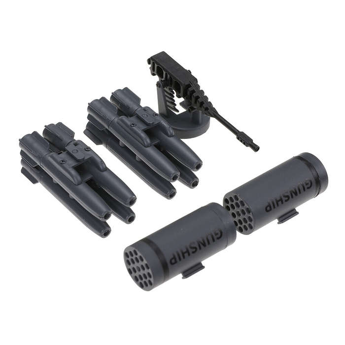 Black - YXZNRC F11-S Apache RC Helicopter Spare Parts Sweapon Set
