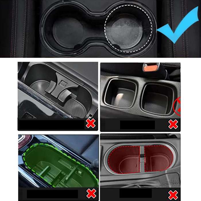 3 in 1 Car Cup Holder Expander Multifunctional Car Central Control Cup Holder Beverage Holder 360 De