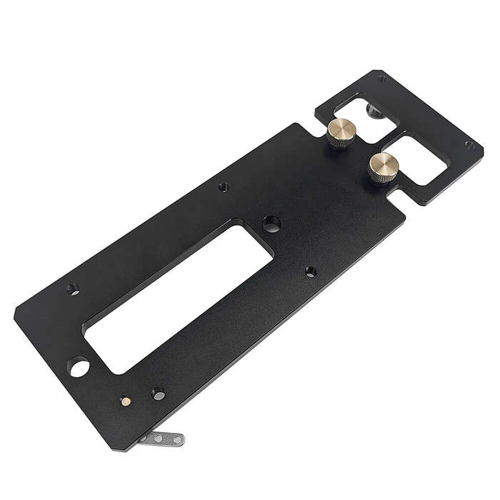 Fonson Aluminum Alloy Mini Track Saw Square Woodworking Guide Rail Square 90 Degree Right Angle Guid
