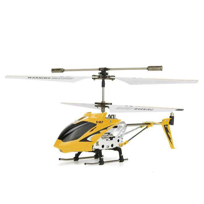 Red - SYMA S107G 3CH Anti-collision Anti-fall Infrared Mini Remote Control Helicopter With Gyro Toys