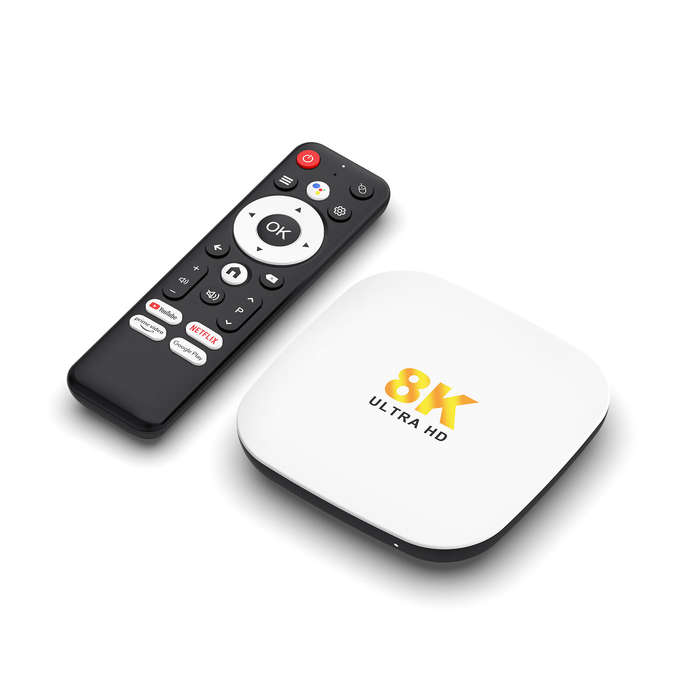 4G+128G - H96Max M2Plus 4+128G 8K UHD TV Box Android 14.0 RK3528 Quad Core Support WiFi6&BT5.4 HD Ou