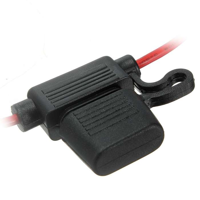 20A - Car Fuse Holder Socket Blade Type In Line 6-32V with 10/15/20/30A Replacement Fuses Waterproof