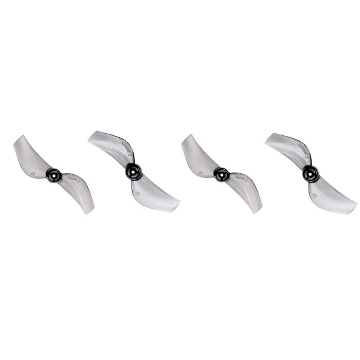Clear grey - 4 Pairs GEMFAN 35mms 2-blade 1mm Hole PC Propeller for RC FPV Racing Drone