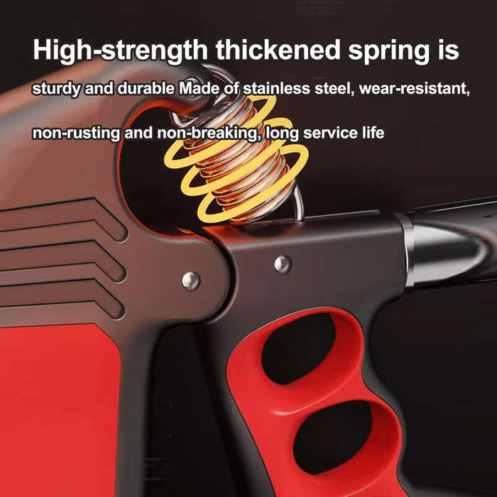 Red - KALOAD 5-100kg Adjustable Grip Strength Gym Wrist Expander Hand Strengthener Muscle Recovery H