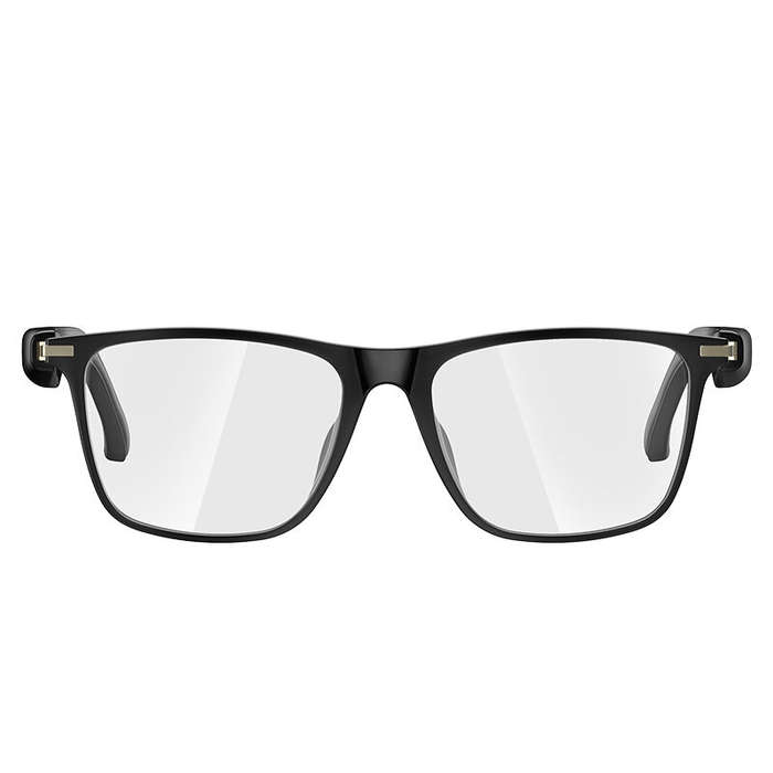 Transparent-Lens - SENBONO M01 Smart Audio Glasses BT5.4 bluetooth Call AI Voice Assistant Noise Can