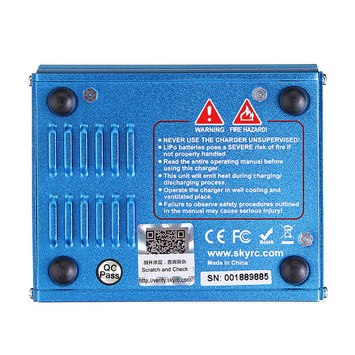 UK Plug - Original SKYRC IMAX B6 Mini 60W 6A Balance Charger Discharger with Power Supply for LiPo L