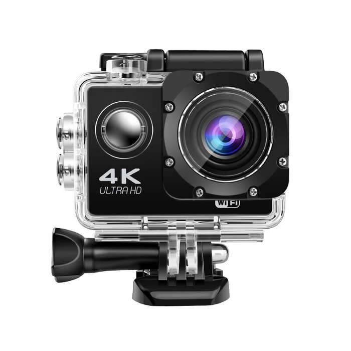 #1 - AUSEK 4K 30FPS HD Action Camera 30M Waterproof Protection Sports Camera Support WIFI for Mounta
