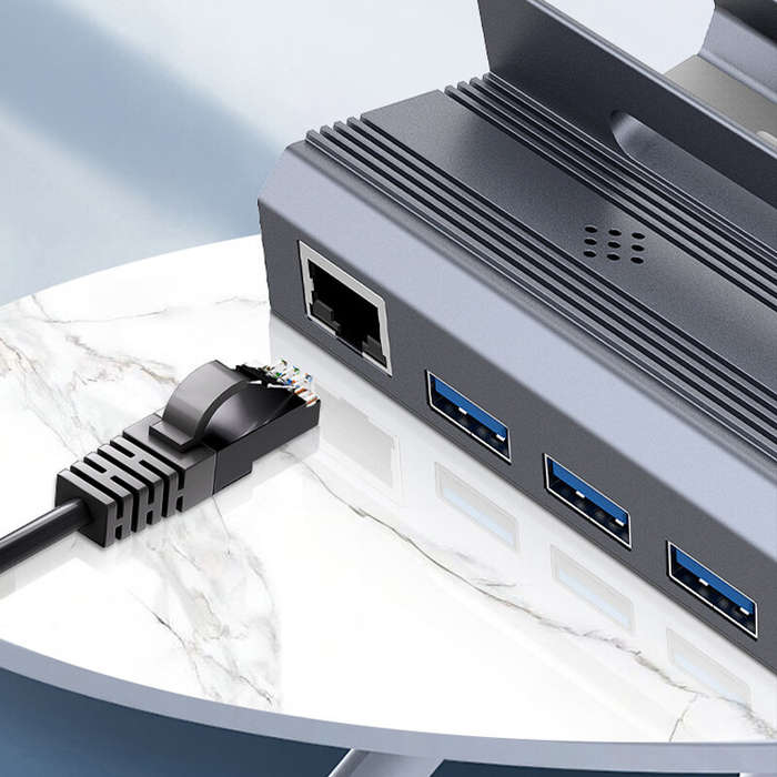 6 In 1 - Bakeey 6-in-1 ROG Type-C Docking Station Steam Deck USB Hubs with USB3.0*3 PD100W Type-C 4K