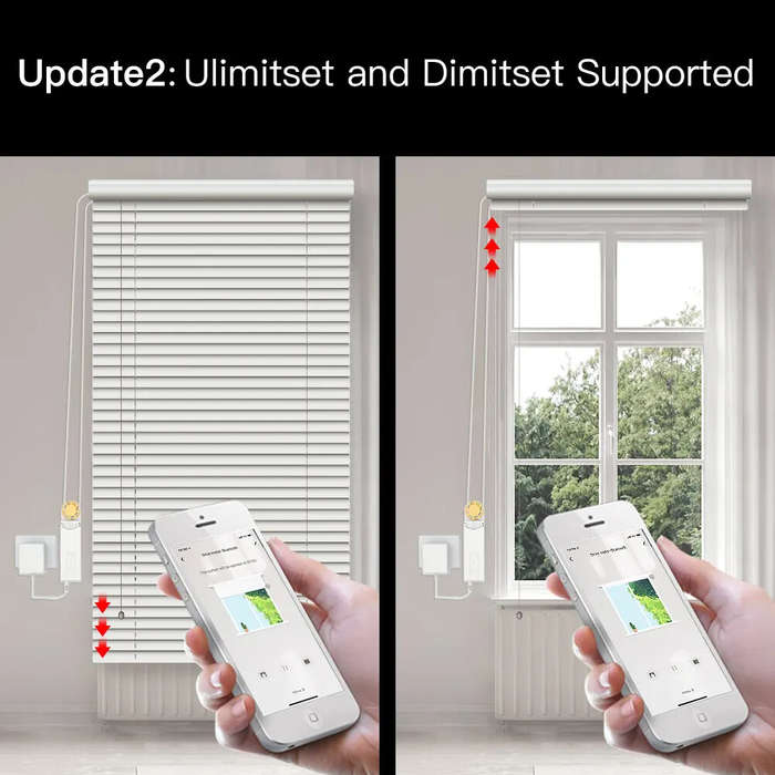 US Plug - MOES Zigbe Smart DIY Motorized Roller Blinds Shades Drive Motor Hub Tuya Smart Life APP Al