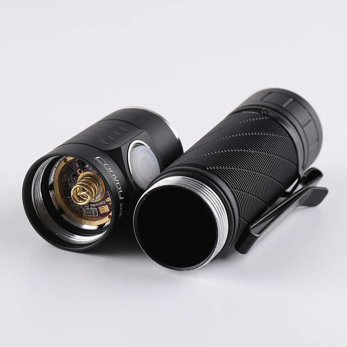 6500K - Convoy S21E P50.3 HI Strong Light Compact EDC Flashlight 21700 Type-C USB Rechargeable LED F
