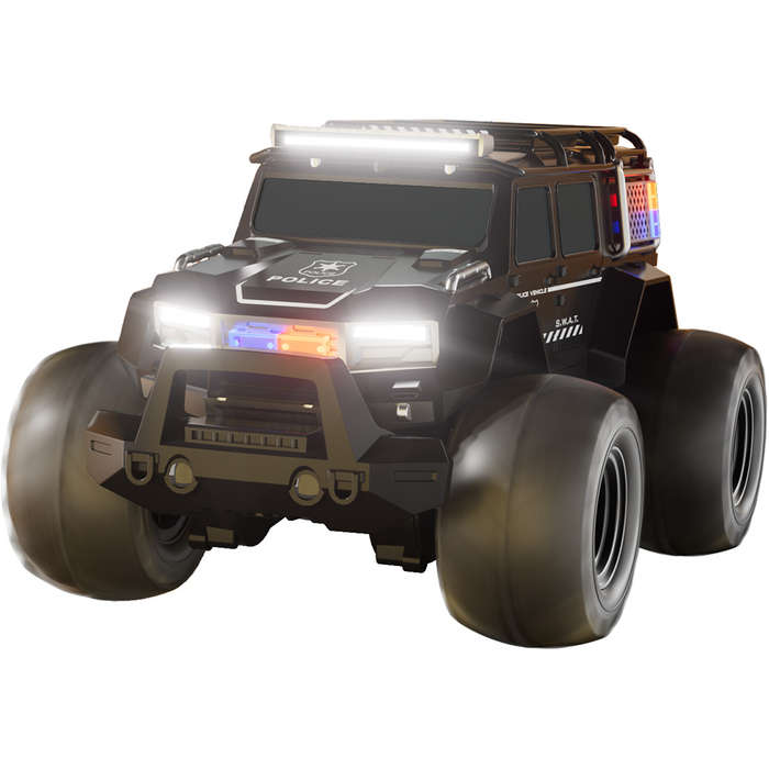 TCS33 Amphibious Police Off-Road Vehicle - TCS33 1/14 2.4G 4WD 4CH Waterproof RC Car Amphibious Poli