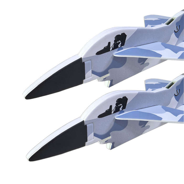 Camouflage Blue - J-10 Camouflage Blue 238mm Wingspan EVA Foam Hand Throw Free Flying Plane Glider A