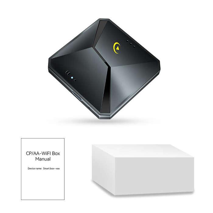 Black - 2 In 1 Wireless Apple CarPlay Module Android Auto Box Car Wireless Projection Module Smart I
