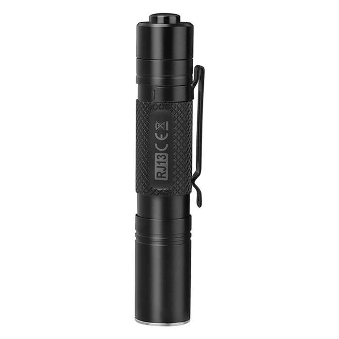 Black - SEEKNITE RJ13 500LM Mini Powerful LED Keychain Flahslight With 14500 Battery Portable Penlig
