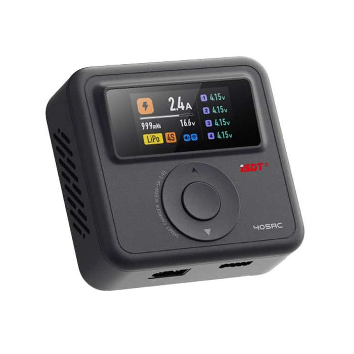 UK Plug - ISDT 405AC 60W 5A Smart Charger XT60 for 1~4S LiFe LiHv LiPo 1~7S Pb 1~12S NiMH/Cd Battery