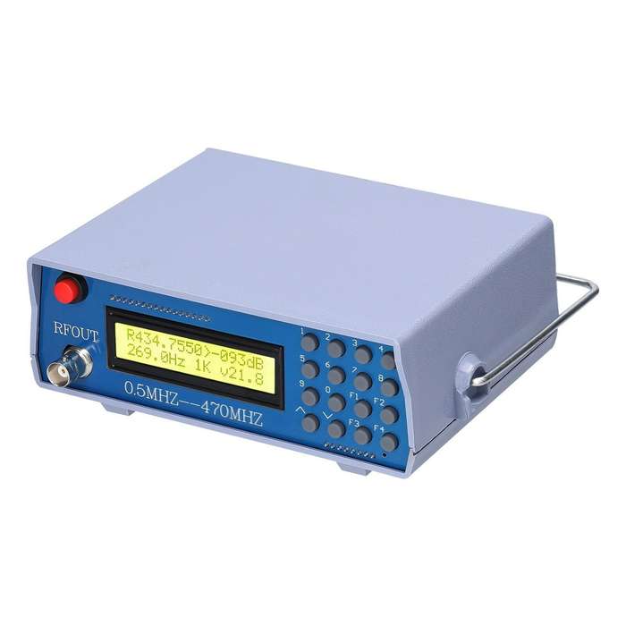 0.5M-470M Radio Frequency Signal Source Generator Practical Debugging Instrument Tester for Frequenc