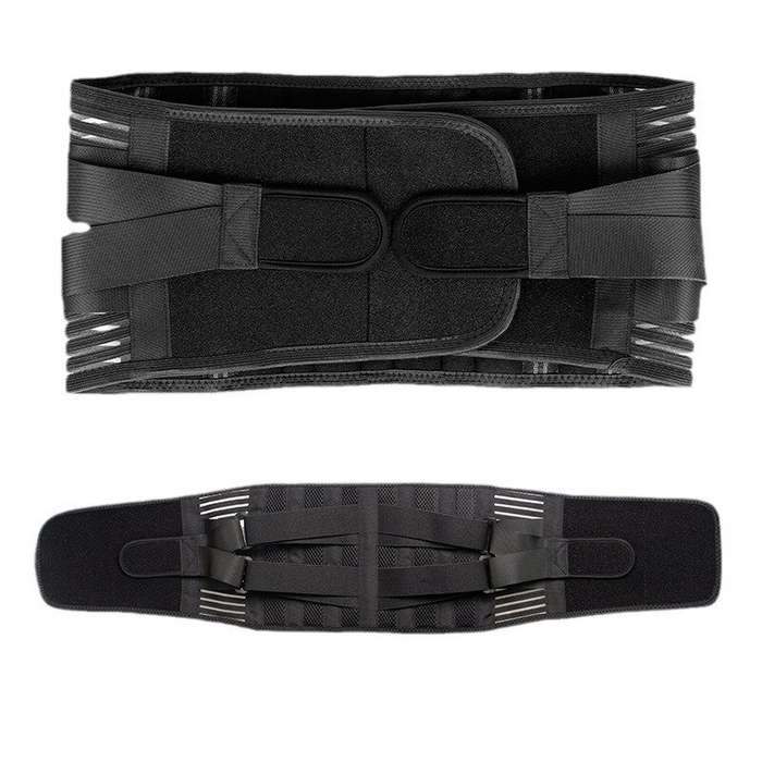 XL - KALOAD Breathable Back Support Belt for Lower Back Pain Relief with 6 Stays for Men and Women W