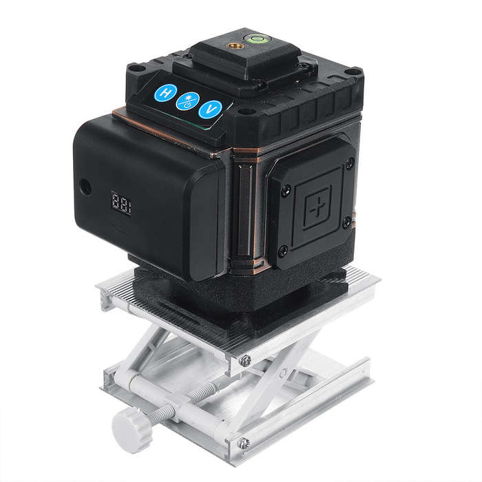 8/12/16Line Laser Level with Green Light Digital Self Leveling 360 Rotary Measure