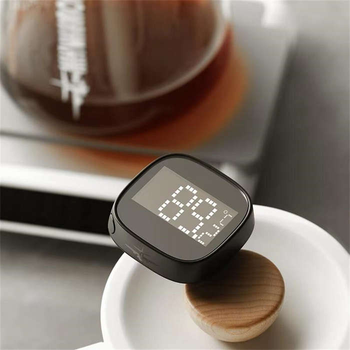 Black - MHW-3BOMBER Instant Read Electronic Digital Thermometer -45C to 200C SUS304 Probe LCD Displa