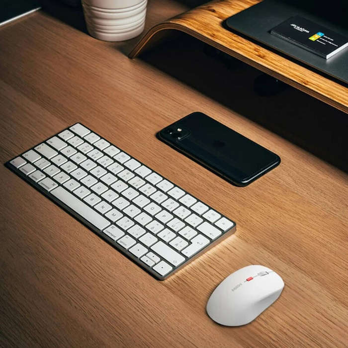 Black - Xiaomi MIIIW Wireless bluetooth Mouse 800/1200/1600DPI Switchable Silent Clicking Detachable