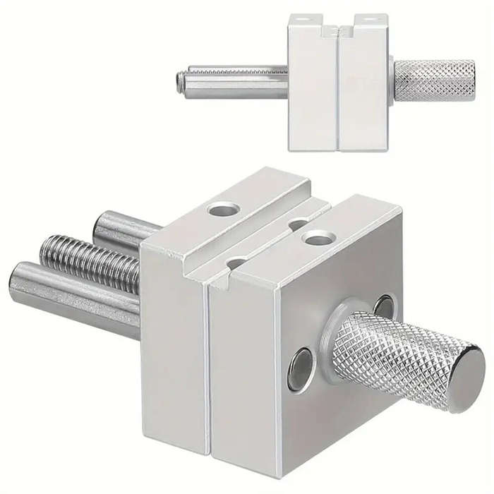 1 set - Adjustable Aluminum Alloy Mini Bench Vise Multi-Function Clamp Fixing Tool for DIY Crafts Mo