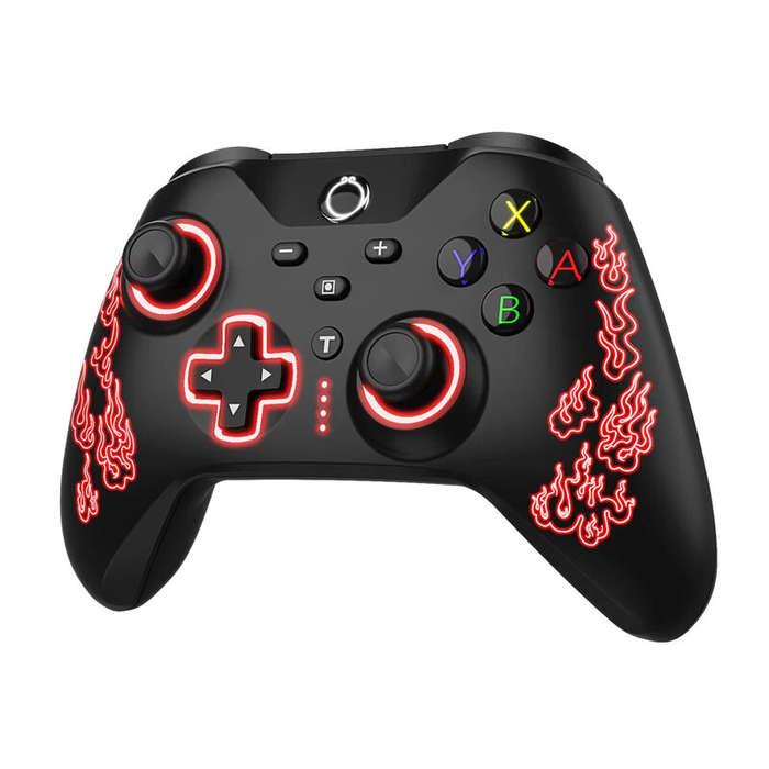 Black - [Black Myth: WuKong] bluetooth RGB Game Controller with Hall Effect Trigger 3D Joystick Game