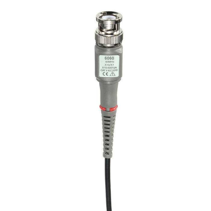 #A - P6060 Oscilloscope Probe 60 MHz Bandwidth 1x 10x Attenuation High Precision Measurement 5.8 ns