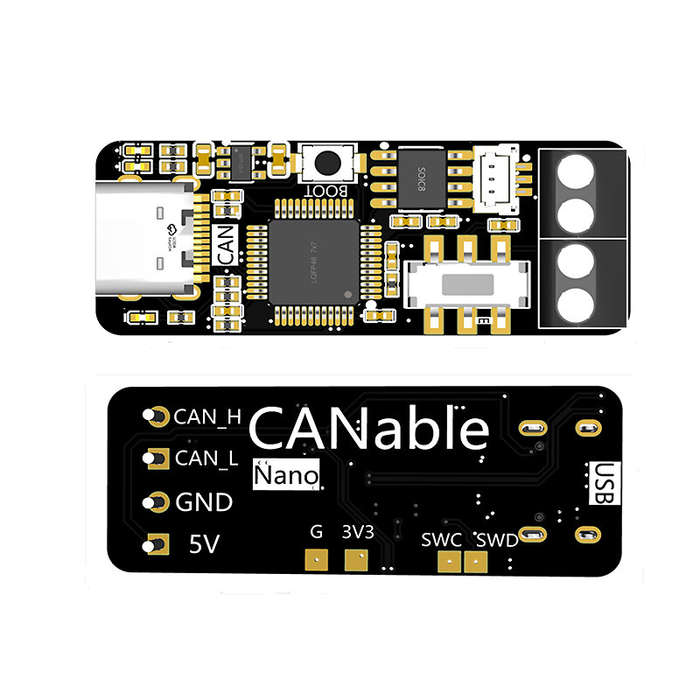 USB to CAN Module CANable PCAN Debugger CAN Bus Debugging Tool for Linux Win10 11 TYPE-C USB Debug S