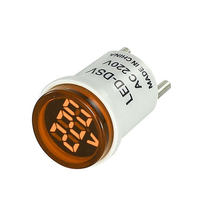 Red - 1PC EU Plug LED Digital Voltmeter Ammeter Voltage Tester Monitor Voltage Current Meter Indicat