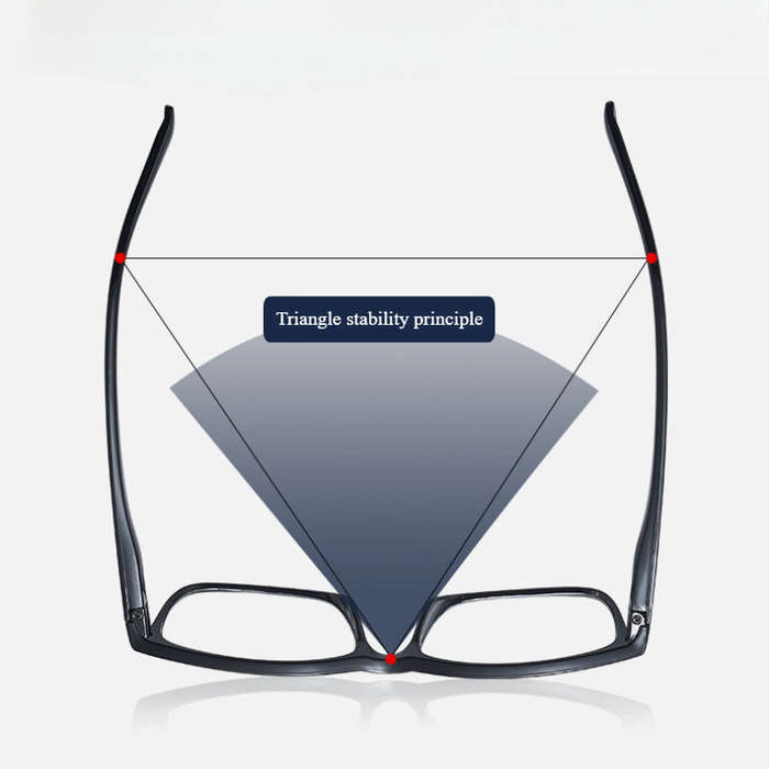 +300 - Crystal Reading Glasses, HD Presbyopic Glasses, Eye Protection Anti Fatigue Unisex Comfortabl