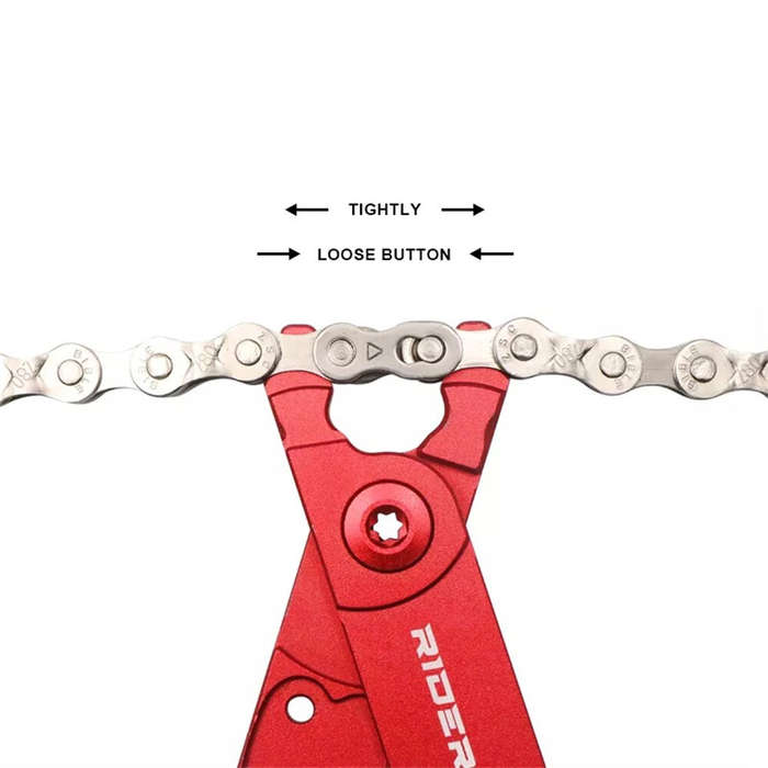 Red - RIDERACE Aluminum Alloy Bicycle Chain Pliers Mini MTB Bike Quick Removal Install Plier Cycling
