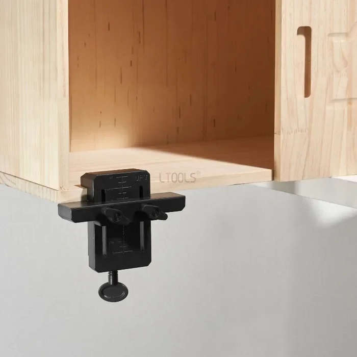 Black - Cabinet Door Installation Positioner Floor Cabinets Frame Install Clamp Hidden Door Support